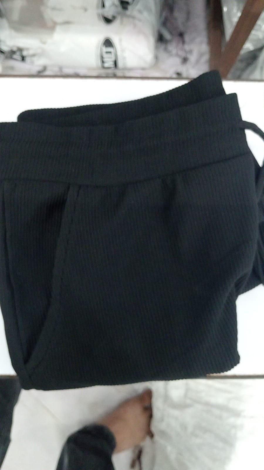 Men's Caudray Fabric Stylish Pants (Black, Pack of 1)