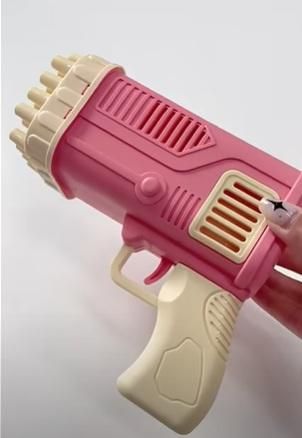 Rocket Automatic Bubble Gun – 60 Hole Soap Bubble Blaster