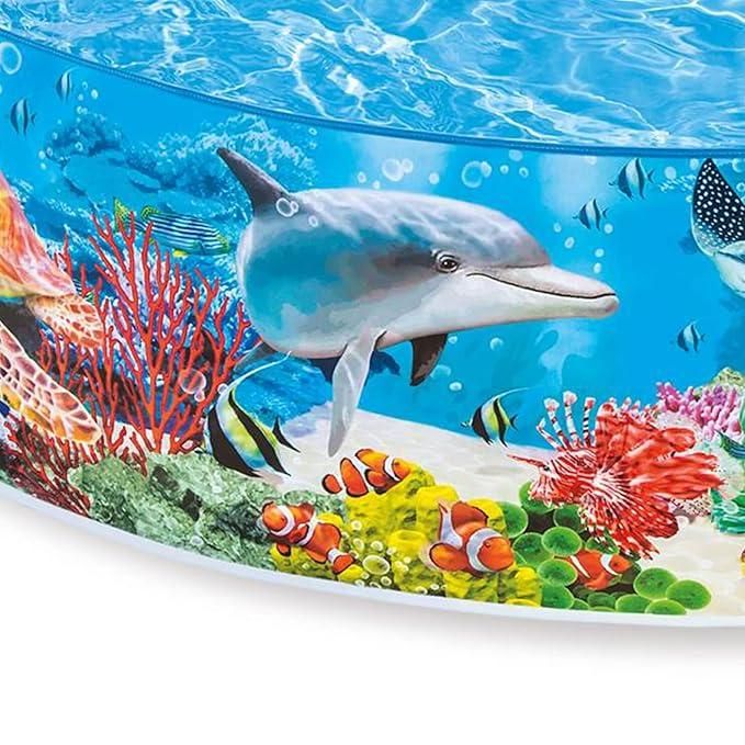 20-Inch Portable Kids Swimming Pool – Foldable Baby Splash Pool (Up to 3 Years)